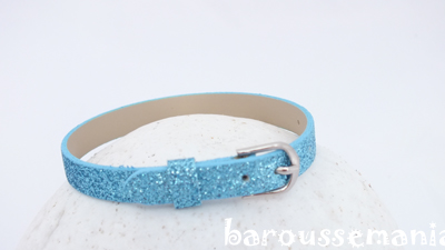 Bracelet Simili paillette turquoise