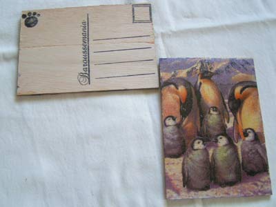 Carte postale pingouins CP12
