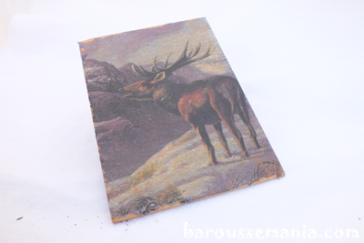 Carte postale en bois Joli cerf CP69