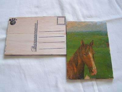 Carte postale petit cheval cp02