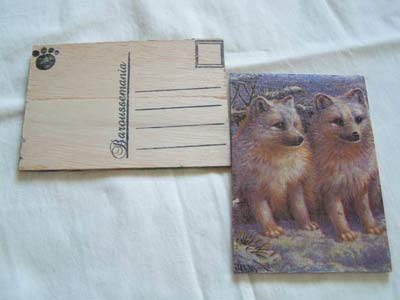 Carte postale loup CP10