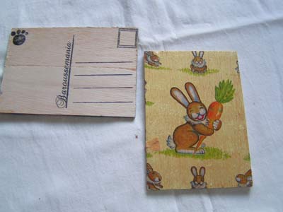 Carte postale lapin CP41
