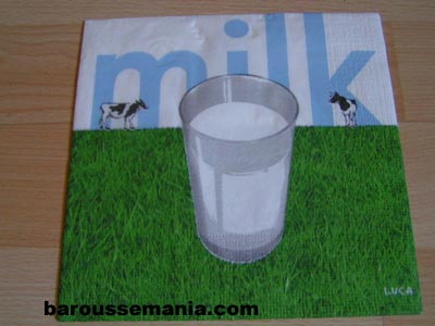Serviette en papier vache milk 68